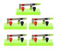 ULTECHNOVO Interruttore Unipolare Spst 5 Pezzi in Rame per Dispositivi Elettronici di Fisica Uso Scuola Ragazzo Ragazza