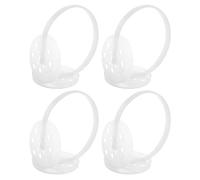 ULTECHNOVO Kit la Costruzione Struttura Centrale di Paraorecchie e 4 Pezzi in Plastica Bianca Parti Intercambiabili Uso Prolungato Comfort Stabile