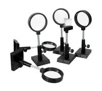 ULTECHNOVO Kit Ottica per Esperimenti Fisici con Lenti Convesse e Concave Prisma e Specchi Piani e Curvi Didattici per in e Casa per Apprendimento Ottico