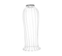 ULTECHNOVO Lampada Paralume in Vetro Trasparente Apertura per Candelabri e Lampade da Sostituzione per Decorazioni Matrimoniali Hotel e Casalinghi