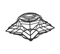 ULTECHNOVO Lampada Sospensione Vintage con Paralume in Metallo Gabbia Star Shape Struttura Resistente per Lampade da Soffitto Parete e Tavolo Facile da Montare Copertura Paralume Artigianale