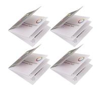 ULTECHNOVO Libretto di 4 Tabelle per Test Sul Daltonismo Kit per Esame della Vista Schede di per Deficit di Colore Libro Pratico Portatile per Valutazione Visiva Professionale e Domestica