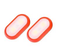 ULTECHNOVO Luci LED Clip Impermeabili per Correre Notte 2 Pezzi Lampada Sicurezza Corsa Outdoor ABS Alimentate da 2 Batterie AAA per Sport all Aperto
