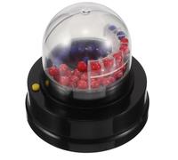 ULTECHNOVO Macchina per Lotteria Portatile da Tavolo Mini Nera in Plastica | Gioco da Festa per Gruppi e Famiglia, Regole Semplici, 2 Batterie Aa Non Incluse, Uso Domestico