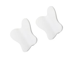 ULTECHNOVO Maniglia per Cassetto e Porta Armadio per Cameretta, Set 2 Pezzi, Design Farfalla Colorata Bianca, Manopola in Metallo Resistente per Mobili e Cassetti, Accessorio Decorativo