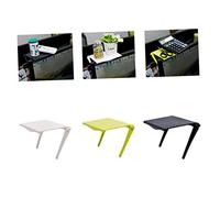 ULTECHNOVO Mensola Pieghevole per Monitor LCD per Schermo Organizer da Scrivania Nero per Occhiali Chiavi e Telecomandi Massimizza