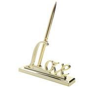 ULTECHNOVO Metallo Penna in Firma Argento Ospiti per Matrimonio e Feste | Design Lettere Inglesi D'amore, Scrittura Comoda Sul Libro Ospiti, per Compleanno e Anniversario