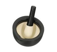 ULTECHNOVO Mini Mortaio e Pestello Ceramico Resistente per Spezie Farmacia e Preparazione Alimenti Ciotola da Miscelazione Multifunzionale per Polverizzare Pillole Spezie e Cibi per