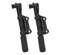 ULTECHNOVO Mini Pompa per Bicicletta Portatile in Nylon e ABS Pompa Manuale per Pneumatici ad Alta Pressione con Staffa Compatibile Mountain Bike e Bici da Strada Leggera per Viaggi e Uso