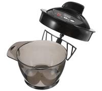 ULTECHNOVO Miscelatore Elettrico per Tinture per Chioma Mescolatore Automatico, Materiale Abs e Silicone, Uso Domestico e Salone, Set 1 Pezzo Nero