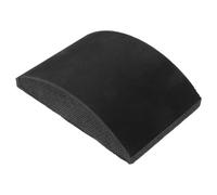 ULTECHNOVO Nero Tappetino Curvo in Silicone Espanso, Grande, per Cappelli | Sublimazione e Trasferimento Vinile, Micro Poroso, Distribuzione Uniforme, Riduce Segni Duri sulla Visiera
