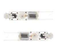 ULTECHNOVO Nucleo Pompa Idropulsore in Plastica Ingegneristica Dc 3.7v 8w, Set 2 Pezzi, Pompa ad Alta Pressione per Portatile, Ricambio per Igiene da Viaggio