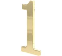 ULTECHNOVO Numero Civico per Metallo Oro Magnetico Porta e Cassetta Posta | Resistente All'usura, Spesso e Robusto, Adatto per Giardino e Spazi Pubblici
