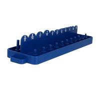 ULTECHNOVO Organizer per Prese 1/4” in Plastica Pp, Supporto per Inserimento Chiavi a Bussola, Rack Multifunzionale Fori Porta Maniche, Compatto e Portatile per Attrezzi Automobilistici