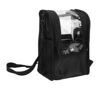 ULTECHNOVO Organizer Trasparente per Pennelli e Accessori Trucco, Borsa da Viaggio Manici e Tracolla, Adatta a Makeup Artist e Uso Professionale