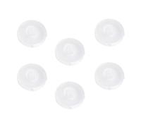 ULTECHNOVO Organizzatore di Cavi USB 6 Pezzi, Avvolgicavo Portatile Trasparente in Plastica 6,3x1,7 Cm, Scatola Portacavi Rotante per Gestione Cavi da Scrivania e Viaggio