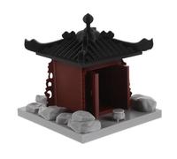 ULTECHNOVO Ornamenti del Tempio della Decorazioni per Acquario Giardino Giapponese Decorazioni Giapponesi Ornamento da Tavolo A Forma di Pagoda del Drago Ornamenti A Pagoda