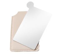 ULTECHNOVO Palette e Applicazione Precisa in Acciaio Inossidabile per Trucco Specchiera Portatile per Miscelazione del Fondotinta per Vari Prodotti Cosmetici