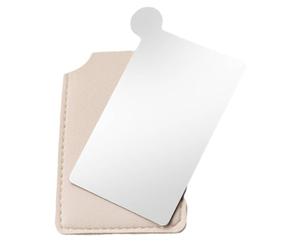 ULTECHNOVO Palette e Applicazione Precisa in Acciaio Inossidabile per Trucco Specchiera Portatile per Miscelazione del Fondotinta per Vari Prodotti Cosmetici