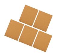 ULTECHNOVO Pannelli Autoadesivi di Sughero 5 Pezzi per Sottobicchieri e Bacheche, Supporto Adesivo Incluso, per Uso Domestico e Scolastico, Dimensioni 297X210X1Mm