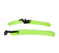 ULTECHNOVO Parafango Bici da Montagna, Smontaggio Rapido, Verde | Plastica e Acciaio Inox, Montaggio sulla Forcella Anteriore, per Pioggia e Uso Esterno