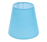 ULTECHNOVO Paralume di Lino Azzurro Piccolo, Copertura Leggera per Lampada da Soffitto e Sospensione, Paralume Vintage Compatto per Lampade da Terra e Scrivania, per Ambienti Domestici