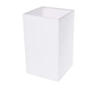 ULTECHNOVO Paralume Quadrato Moderno Bianco per Lampada E27, Piccolo Coprilampada Leggero, Adatto per Lampade da Tavolo e Applique, Stile Semplice per Arredamento Casa