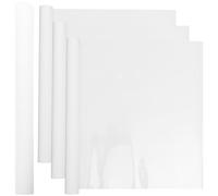 ULTECHNOVO Pellicola Termoadesiva per Trasferimento Termico su Indumenti in Pet Trasparente, Rotolo Vinile Htv per Decorazioni Fai da Te su Abbigliamento e Tessili