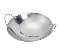 ULTECHNOVO Pentola in Acciaio Inox 9” Doppio Manico, Padella Coreana per Cucina Casalinga, Pentola per Brodo e Spaghetti, Riscaldamento Rapido e Resistente All’usura per Uso Domestico