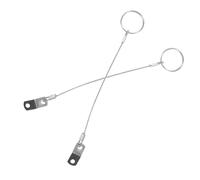 ULTECHNOVO Perni Rapidi Cavo in Acciaio 150Mm, 2 Pezzi per Fissaggio Tettuccio Barca e Clip Tendalini per Accessori Barche