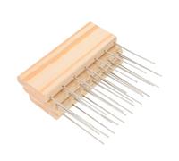 ULTECHNOVO Pettini per Texture in Legno con Setole Strumenti per Tecniche di Pattern Set 4 per Pittura Artistica per Decorazione D'interni e d'Arte