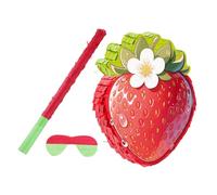 ULTECHNOVO Pinata Fragola con Bastone e Bendaggio Decorazioni Festa Compleanno e Shower Tema Frutta Estiva con Giochi Party Fragola