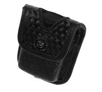 ULTECHNOVO Pochette Tattica per Guanti in Nylon, Accesso Rapido per Cintura | Nera, Struttura Multi Scomparto Chiusura a Pressione, Design Regolabile, per Addestramento e Servizio