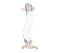 ULTECHNOVO Poggiaspalla Violino in Acrilico Bianco Portatile, Supporto per Spalla per Violino Design Curvo Ergonomico, Protezione per Spalla per Strumenti a Corda, Accessorio per Musicisti