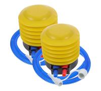 ULTECHNOVO Pompa ad Aria a Pedale Gonfiatore per Palloncini Set da 2 Pezzi in Plastica Leggera per Gonfiaggio Palloncini Cuscini e Palle da Yoga per Feste e Attività All’Aperto