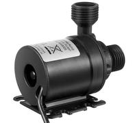 ULTECHNOVO Pompa sommergibile senza spazzole, 800 l/h 5 m, altezza federale DC 12 V, mini pompa dell'acqua per laghetto, fontana, cascata, acquari, di circolazione dell'acqua