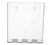 ULTECHNOVO Porta dati in acrilico espositore per riviste porta volantini trasparente portariviste trasparente porta menù da parete portadocumenti da parete portariviste da parete Transparent