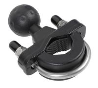 ULTECHNOVO Porta Telefono Moto Base di Montaggio U Bolt in Metallo e Abs, Supporto per Telefono e Custodia Camera Diametro Testa Sfera 25mm, Alta Affidabilità e Fissaggio Saldo per Manubrio