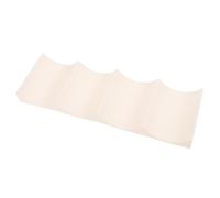 ULTECHNOVO Portabottiglie Antiscivolo per Cucina e Frigorifero Organizer per Bottiglie e Lattine Stuoia Impilabile per Bottiglie e Barattoli Bianco