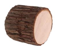 ULTECHNOVO Portacandele in Legno a Ceppo D'albero Rustico, Resistente e Leggero, Design Realistico per Decorazioni Casa e Segnaposto Matrimonio