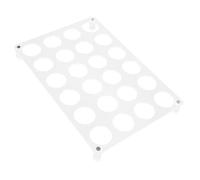 ULTECHNOVO Portacapsule Trasparente con Organizer da Banco Rack per Cialde Stabile e Facile da Installare per Cucina e Ufficio