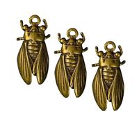 ULTECHNOVO Portachiavi Decorativi e Facili da Appendere 3pezzi in Ottone a Forma di Cicala e Vintage per Regali e Decorazioni per Regali Decorazioni