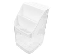 ULTECHNOVO Portacoltelli e Bacchette Multifunzione Bianco Organizer per Cucina con Supporto per Forbici e Bacchette Base Riutilizzabile per Utensili da Banco e Taglierino