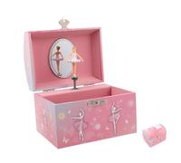 ULTECHNOVO Portagioie Musicale con Ballerina Danzante e Specchio Scatola di Archiviazione per Accessori di Bambine Ornamento da Carillon con Armonia Beautiful Dreamer