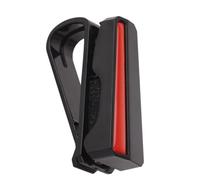 ULTECHNOVO Portaocchiali per Auto da Parasole, Non Ostacola la Visuale, Organizza Tessere e Biglietti, Clip per Occhiali da Sole da Vista, PC Rosso, per Aletta Parasole Auto