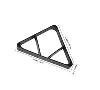 ULTECHNOVO Portapalline Biliardo Triangolo in Plastica Resistente per Tavolo Professionale Accessorio Portatile per Biliardo Casa Club e Feste Design Retro Supporto Pratico per Palle da Pool