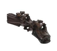 ULTECHNOVO Portapenne in Legno per Calligrafia Supporto Pennelli Radice Intagliata Porta Pennino Stabile e Durevole per Scrivania Accessorio Pratico per Pittura e Lettering