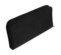 ULTECHNOVO Portapennelli Pittura Scomparti in Tela Resistente Astuccio Arrotolabile per Pennelli Acquerello e Olio Organizer Artistico per Pennelli e Strumenti da Disegno Custodia Nera