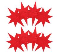 ULTECHNOVO Portaposate per Feste Natalizie in Feltro a Forma di Albero di Natale Set 8 Pezzi Buste per Posate Color Rosso Custodia Decorativa per Forchette e Coltelli per Banchetti e