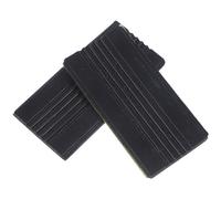 ULTECHNOVO Protezione Antiscivolo per Cerchi Grancassa 1 Paio in Gomma Resistente per Pedali Batteria Cuscinetti per Piedi, Accessorio Percussioni Stabile e Isolante per Uso Professionale